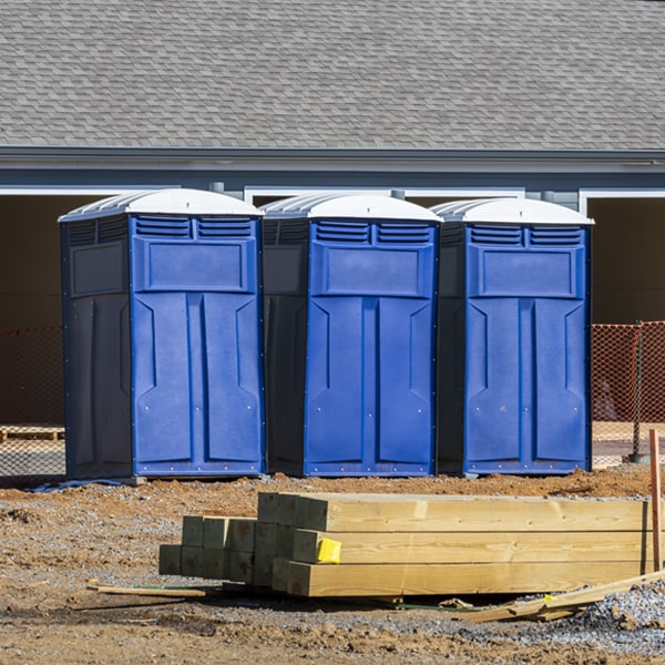 are there any restrictions on what items can be disposed of in the portable restrooms in Town Line